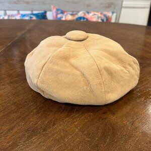 1970's suede cap